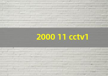 2000 11 cctv1